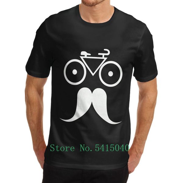 мужская велосипедов усы смешные t-shirt мультфильм футболка мужчины смешной new unisex tshirt сыпучие размер топ аякса 2018. футболки